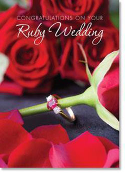 Picture of Congratulations on your Ruby Wedding