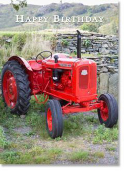 Picture of Happy Birthday Red Tractor