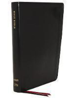 Picture of NET Bible, Thinline, Leathersoft, Black,