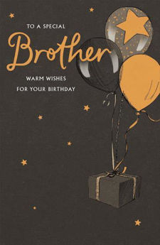 Picture of To A Special Brother Warm Wishes For Your Birthday