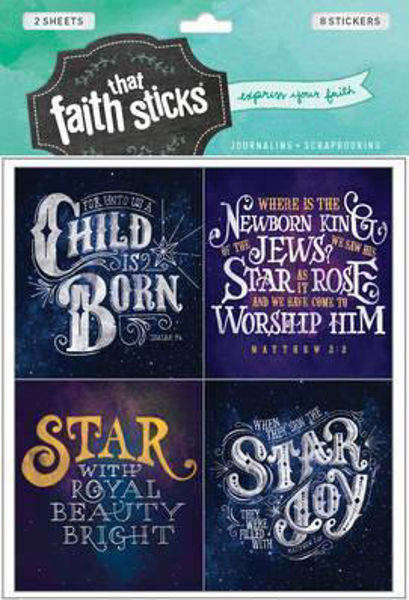 Picture of Faith That Sticks Christmas Stickers