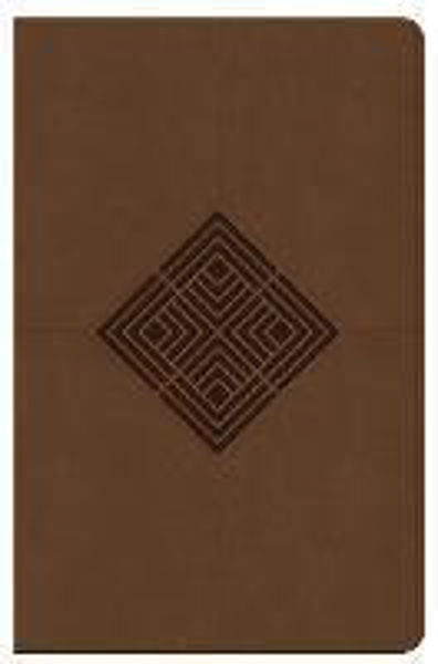 Picture of NKJV Readers Ref Bible Brown Leath Touch