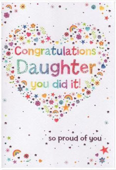 Picture of Congratulations Daughter you did it !