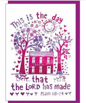 Picture of This is the Day   Blank Card