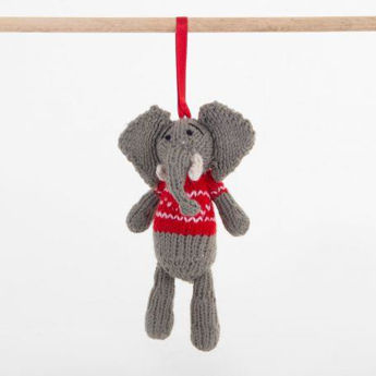 Picture of Gogo Olive Red Elephant Nzou Hanger