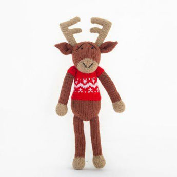 Picture of Gogo Olive Red Reindeer