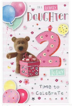 Picture of For a lovely daughter 2 today teddy bear