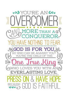 Picture of You're an Overcomer  Mini Card/Bookmark