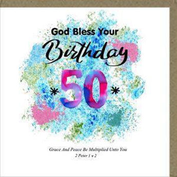 Picture of God Bless Your Birthday 50