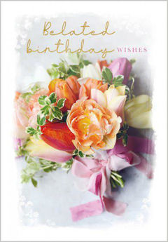 Picture of Belated Birthday Wishes Flowers