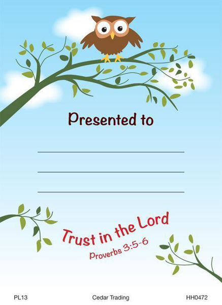 Picture of Presentation Label Trust in the Lord