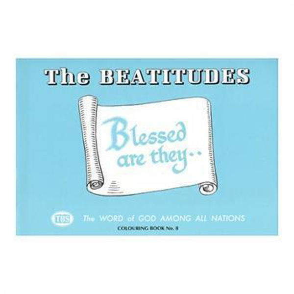 Picture of Outline Texts Colouring Book 8 The Beatitudes