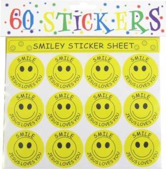 Picture of Smiley Sticker pack of 60