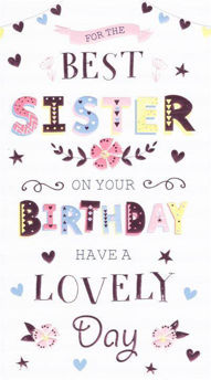 Picture of For the best Sister on your Birthday