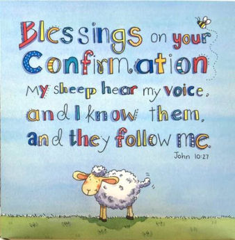 Picture of Blessings on Your Confirmation Sheep