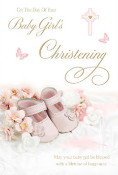 Picture of The Day Of Your Baby Girl's Christening