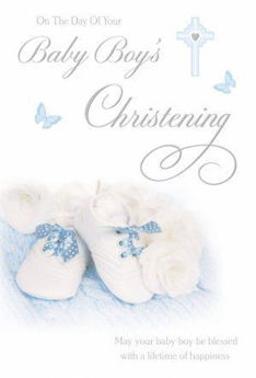 Picture of The Day Of Your Baby Boy's Christening