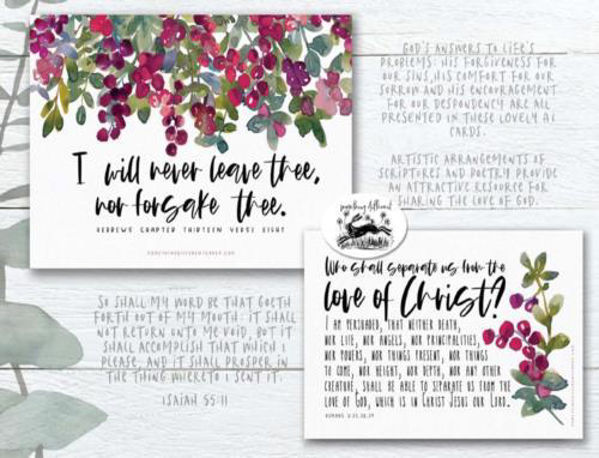 Picture of I will never leave thee/Who shall separa