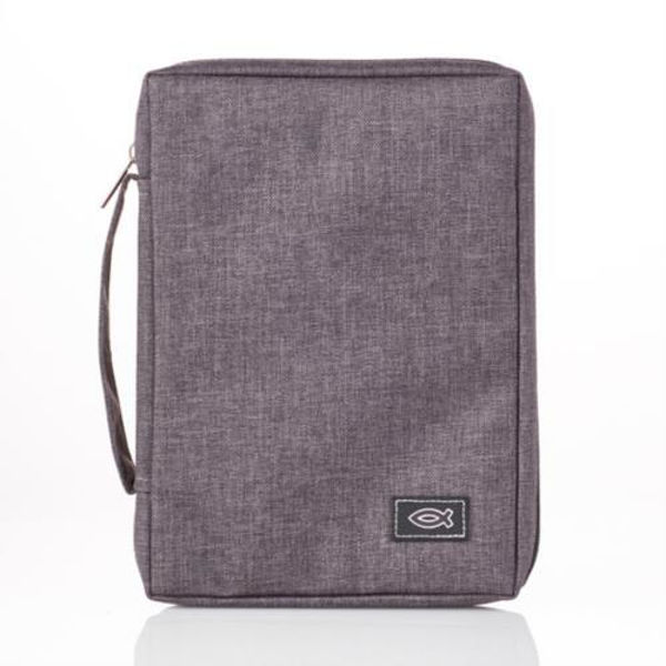 Picture of Bible Cover Grey Small