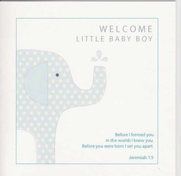 Picture of Welcome Little Baby Boy