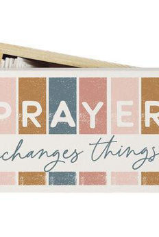 Picture of Prayer Changes Things Wooden Box