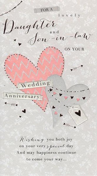 Picture of For a lovely Daughter and Son-in-law on your Wedding Anniversary