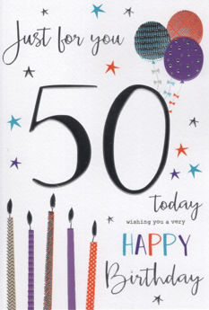Picture of Just for you 50 today, wishing you...
