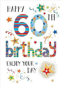 Picture of Happy 60th Birthday Enjoy Your Day