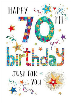 Picture of Happy 70th Birthday Just for You