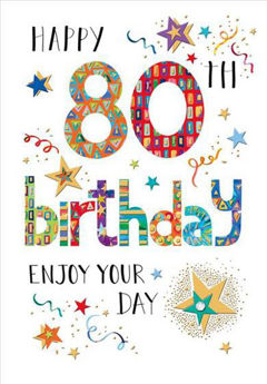 Picture of Happy 80th Birthday Enjoy Your Day