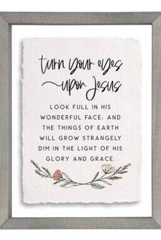Picture of Turn Your Eyes Upon Jesus Wall Art