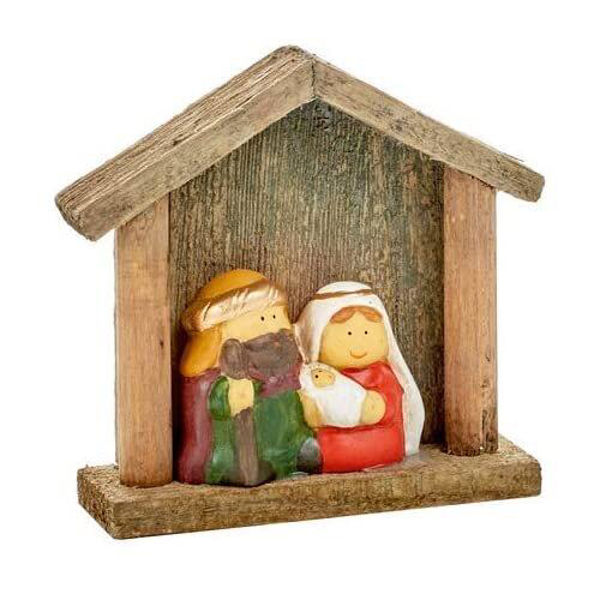 Picture of Jesus, Mary & Joseph Stable ornament