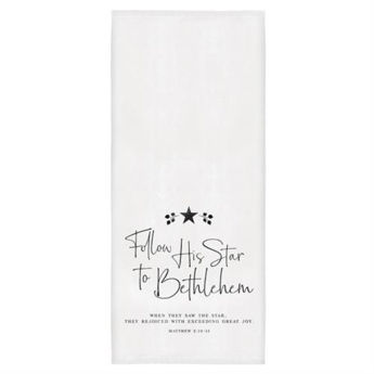 Picture of Follow His Star Tea Towel
