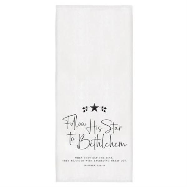 Picture of Follow His Star Tea Towel