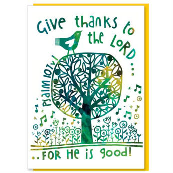 Picture of Give Thanks to the Lord For He is Good