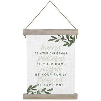 Picture of Merry Be Your Christmas, Peaceful Be Your Home...