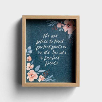 Picture of Perfect Peace Framed Tabletop and Wall Art