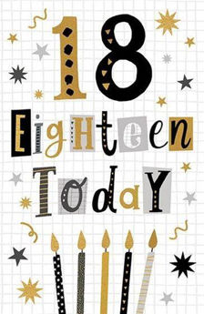 Picture of 18 Eighteen Today