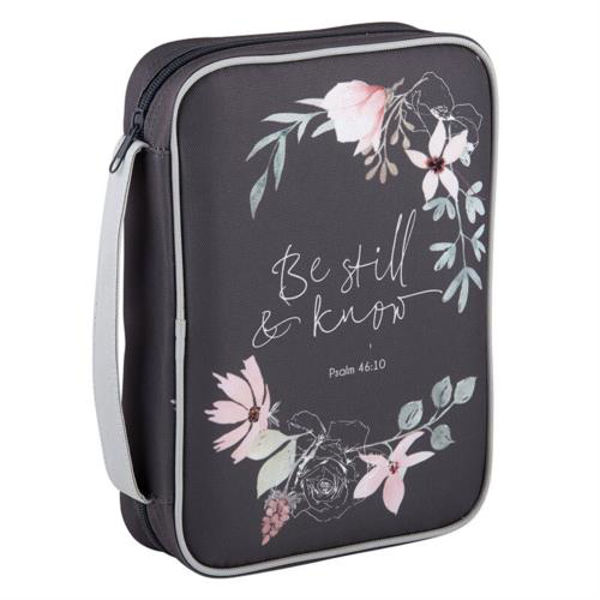 Picture of Be Still and Know Grey Floral