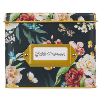 Picture of Bible Promises Floral Tin