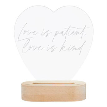 Picture of Desk Lamp Love is Patient