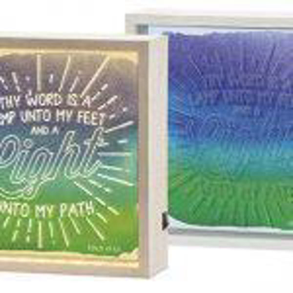 Picture of Psalm 119:105 Light box
