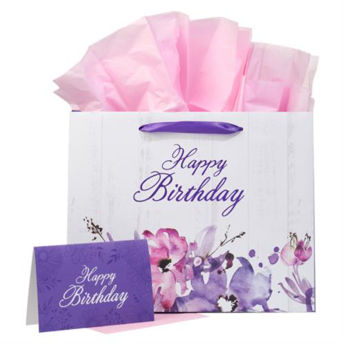 Picture of Happy Birthday 3-in-1 Gift Bag Set
