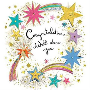 Picture of Congratulations well done you