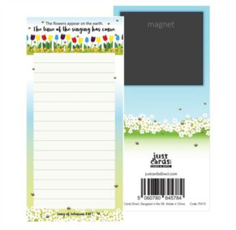 Picture of The Flowers Appear Magnetic Notepad