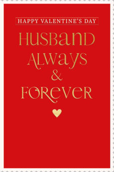Picture of Happy Valentines Day Husband Always and Forever.
