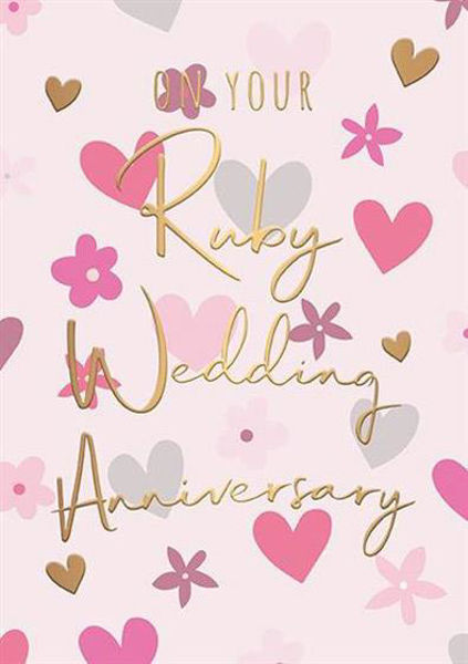 Picture of On Your Ruby Wedding Anniversary