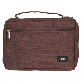 Picture of Bible Case Brown Small