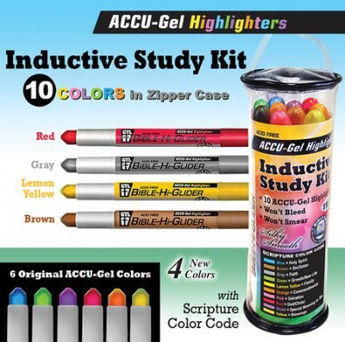 Picture of Inductive Study Kit - 10 Accu-gel Highlighters