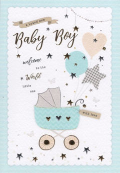 Picture of A brand new Baby Boy welcome to the world little one